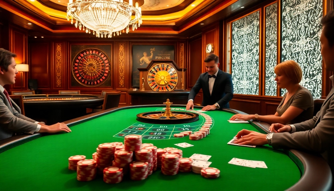 Experience the thrill of PS99 COM at a luxurious casino table with engaging gameplay.