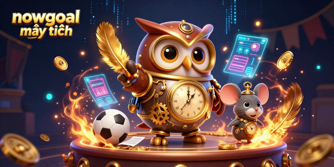 Watch nowgoal mới nhất live scores with engaging sports betting illustrations filled with dynamic elements.