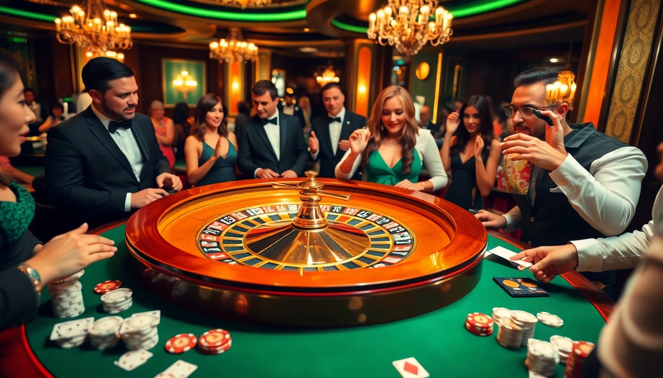 Exciting 9bet action at a roulette table, with players engaged in high-stakes betting.