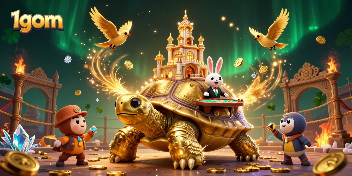 Experience thrilling gameplay and betting with 1gom's dynamic casino universe featuring a unique tortoise theme.