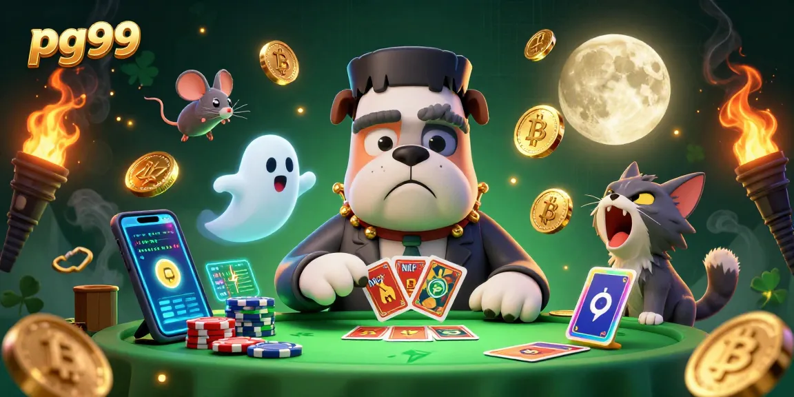 Experience high-stakes gaming at pg99 with unique characters and vibrant casino elements.