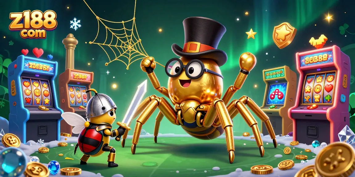 Win big with exciting slots at z188 com featuring vibrant casino games and dynamic characters.