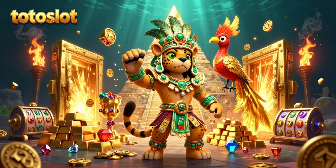 Spin the reels of totoslot in an enchanting scene filled with treasures and vibrant symbols.